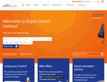 Tablet Screenshot of expatrentalsholland.com